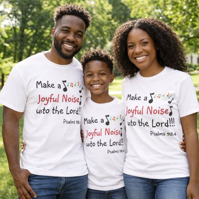T-shirt Thème chrétien Faire un bruit joyeux (Créateur téléchargé)