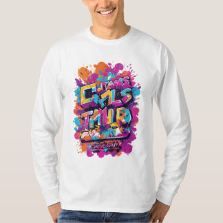 T-shirt thème couleur Abstrait