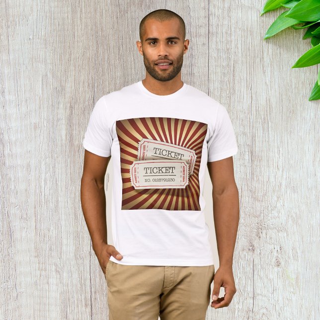 T-shirt Thème de carnaval de talon de billet à l'ancienne (Créateur téléchargé)