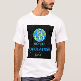 T-shirt Thème de la Journée mondiale de la population