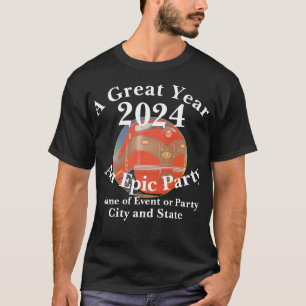 T-shirt Thème de soirée de danse PartyNow BBQ 2024
