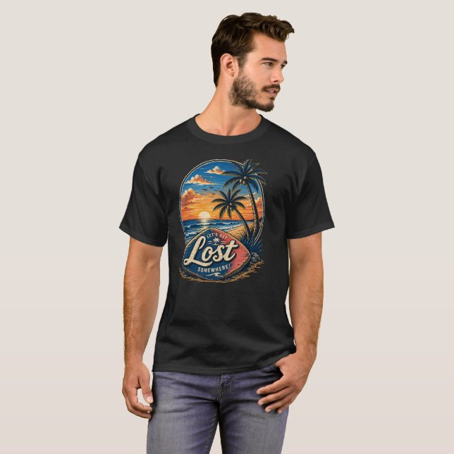 T-shirt Thème de vacances (Devant entier)