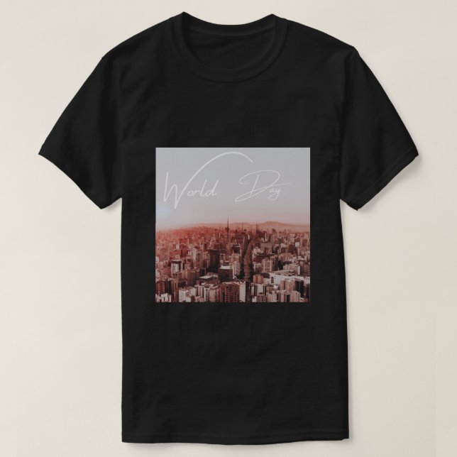 T-shirt Thème de vacances tenue quotidienne (Design devant)