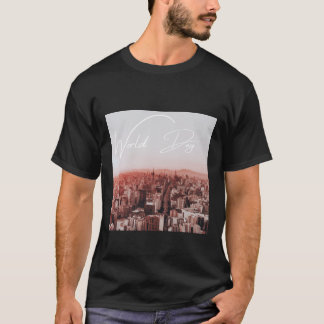 T-shirt Thème de vacances tenue quotidienne