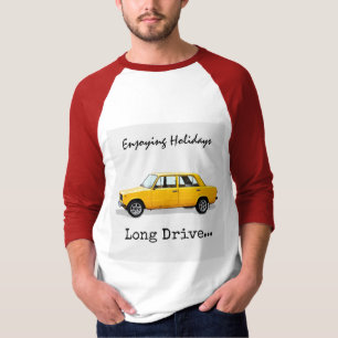 T-shirt Thème de voyage d'aventure de vacances en voiture
