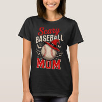 Thème d'Halloween maman Baseball effrayant