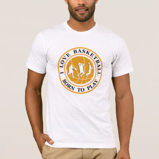 T-shirt Thème du basket-ball des hommes
