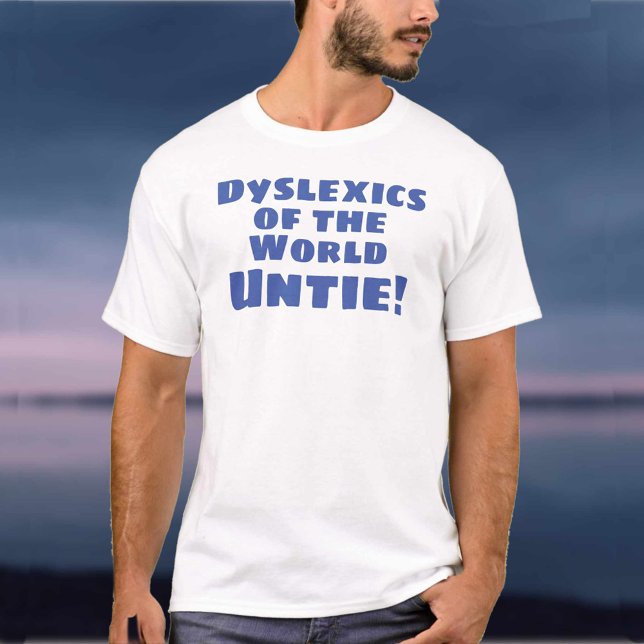 T-shirt Thème Dyslexie (Créateur téléchargé)