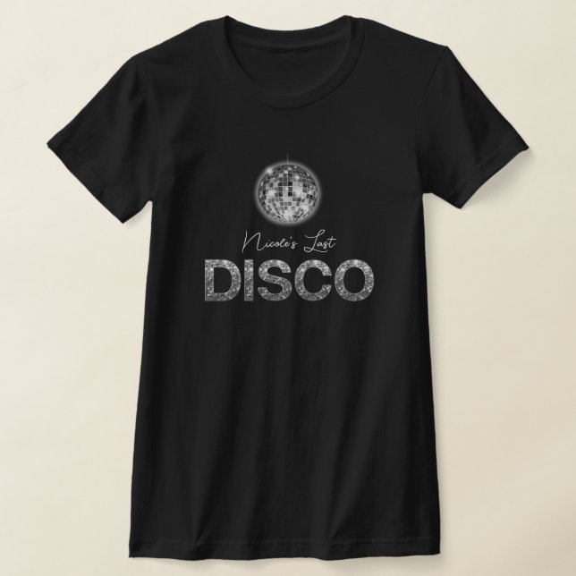 T-shirt Thème élégant de dernière disco pour enterrement d (Poser)