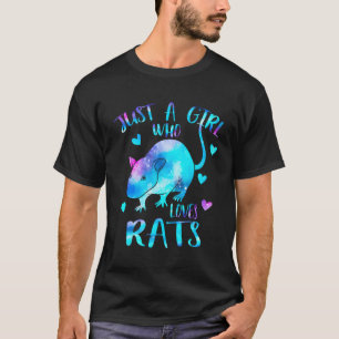 T-shirt Thème Galaxie Rat pour les amoureux des rats