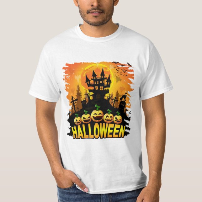T-shirt thème Halloween (Devant)