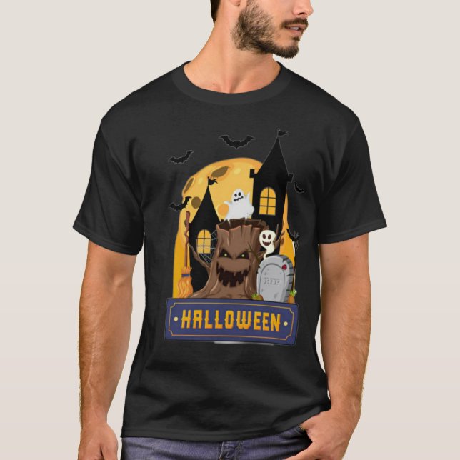 T-shirt thème Halloween (Devant)