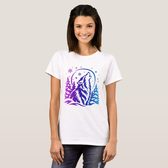 T-shirt Thème hivernal  (Devant entier)