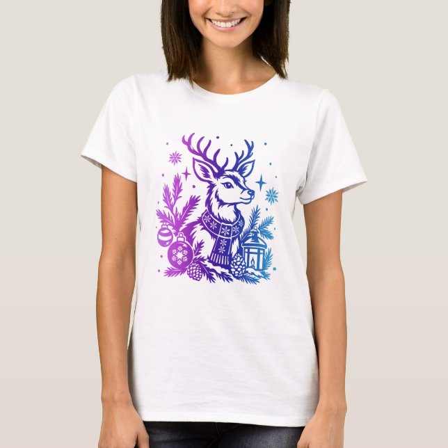 T-shirt Thème hivernal  (Devant)