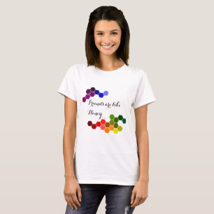 T-shirt Thème Miel Avec Mots Positifs