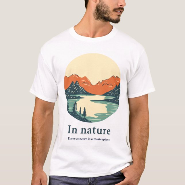 T-shirt thème nature (Devant)