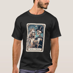 T-shirt Thème Tarot personnalisé Mariage Nouveaux mariés N