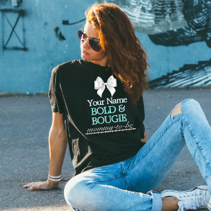 T-shirt Thème turquoise Tiffany Grossesse attente Baby sho