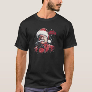 T-shirt Theodore Teddy Roosevelt Amusant Joyeux Noël San