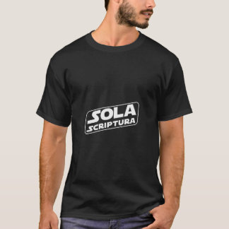 T-shirt Théologie réformée de Sola Scriptura