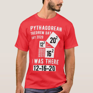 T-shirt Théorème Pythagore Jour J'Étais Là 1
