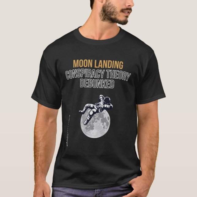 T-shirt Théorie Conspirationniste Lune Landing (Devant)