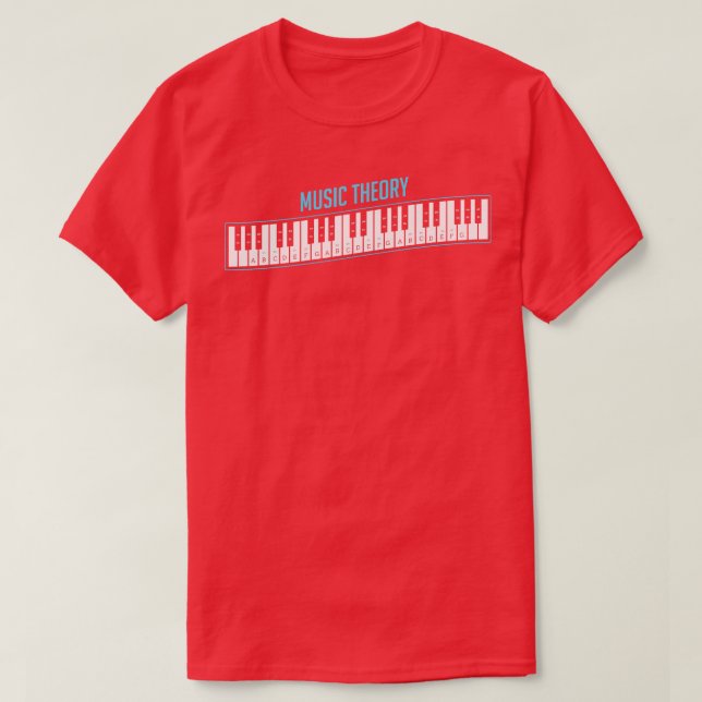 T-shirt Théorie de la musique (Design devant)