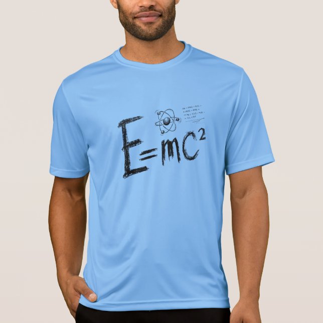 T-shirt Théorie de la relativité d'Einstein. Formule (Devant)
