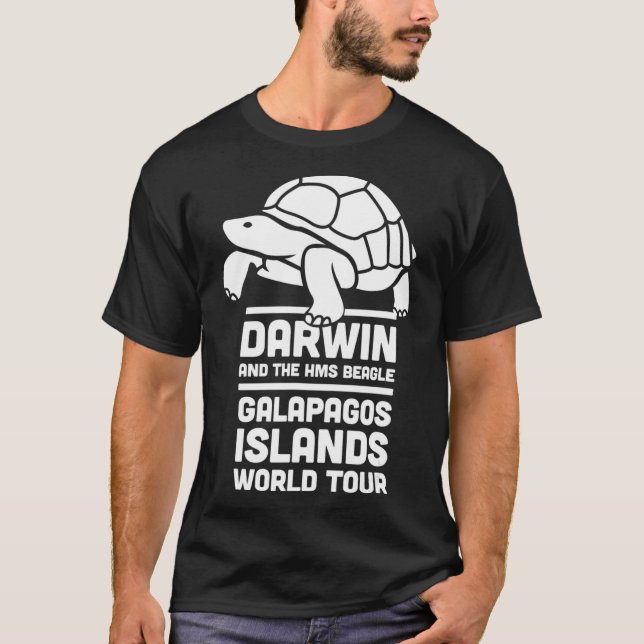 T-shirt Théorie de l'évolution Athéisme Charles Darwin (Devant)