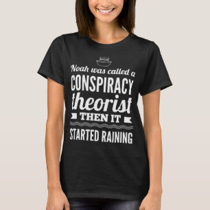T-shirt Théorie du complot de l'arche de Noé