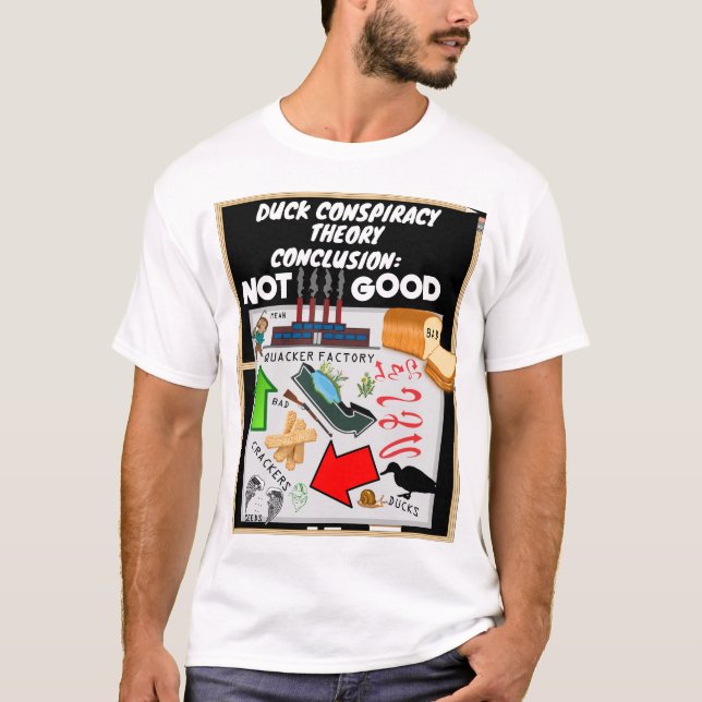 T-shirt Théorie du complot du canard (Devant)