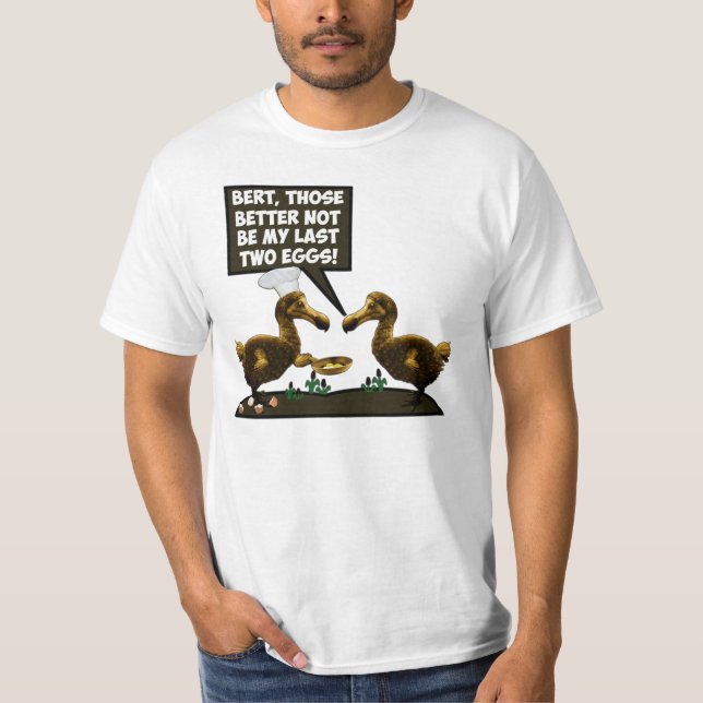 T-shirt Théorie humoristique d'extinction de dronte (Devant)