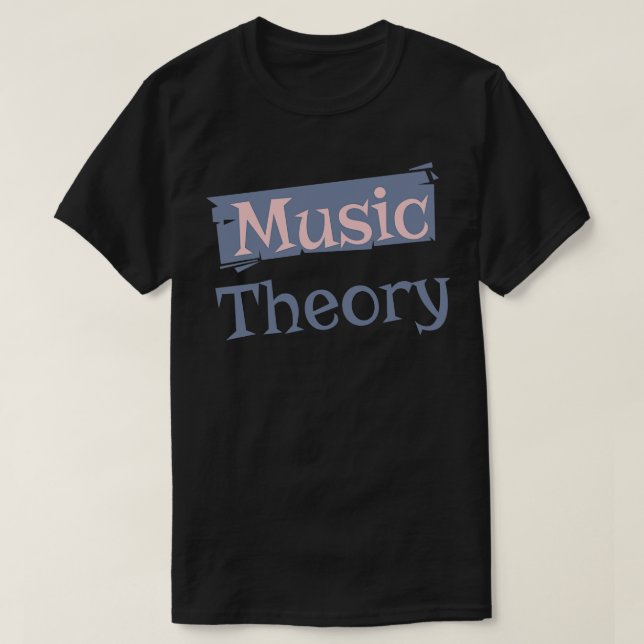 T-shirt Théorie musicale (Design devant)
