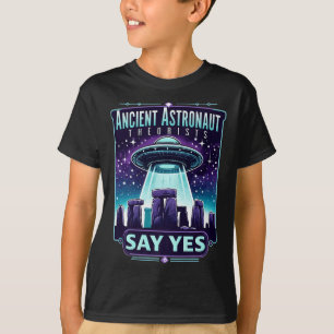 T-shirt Théoristes des astronautes anciens disent oui Alie
