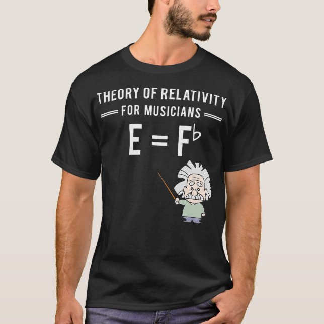 T-shirt Theory Of Relativity For Musicians Classical (Devant)