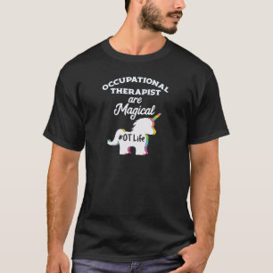 T-shirt Thérapeute de la licorne OT d'ergothérapie