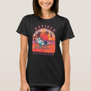T-shirt Thérapeute de massage à la retraite Vintage