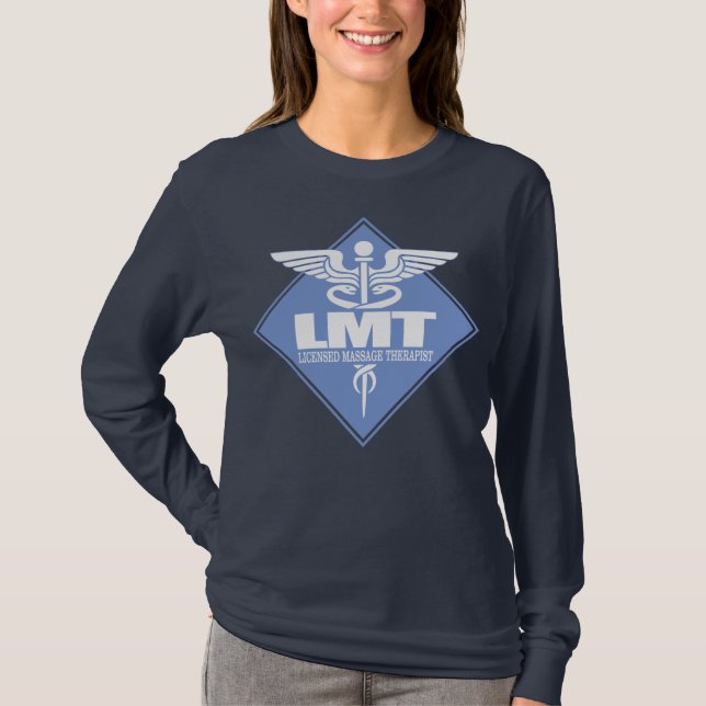 T-shirt Thérapeute de massage agréé (Devant)