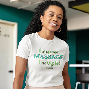 T-shirt Thérapeute de massage génial sur mesure