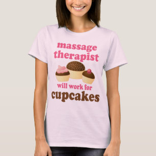T-shirt Thérapeute drôle de massage de chocolat du travail