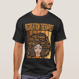 T-shirt Thérapeute en réadaptation Mois de l'histoire des 