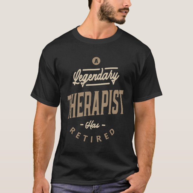 T-shirt Thérapeute Funny Titre du travail Profession Anniv (Devant)
