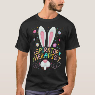 T-shirt Thérapeute respiratoire de Pâques RT Cute Bunny Or