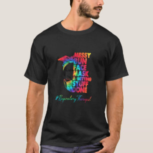 T-shirt Thérapeute Respiratoire Messager Bun Visage Masque