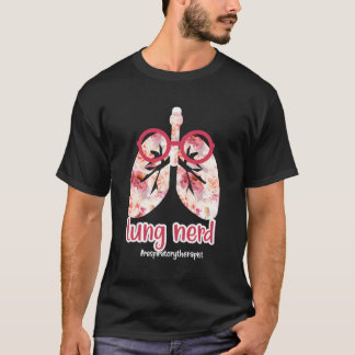 T-shirt Thérapeute respiratoire Nerd pulmonaire Rt Respira