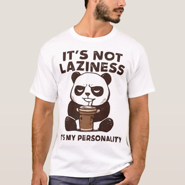 T-shirt Thérapeutique Panda Drôle - C'est Pas De L (Devant)