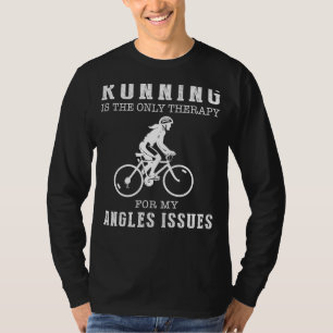 T-shirt Thérapie à vélo amusante pour mes angles Problèmes