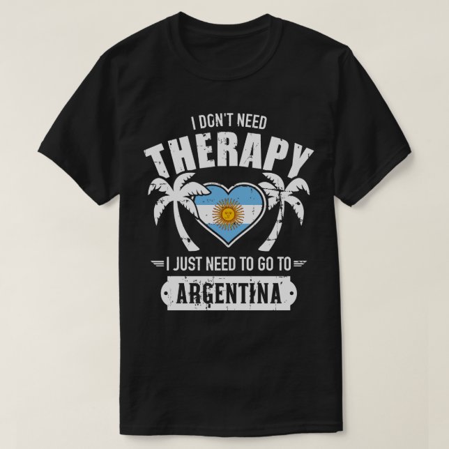 T-shirt Thérapie argentine (Design devant)