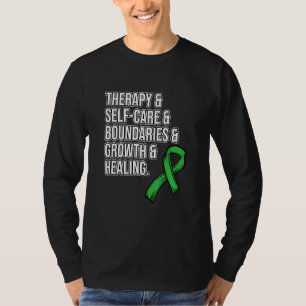 T-shirt Thérapie Autosoins Sensibilisation à la santé ment