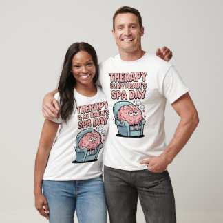 T-shirt Thérapie Brain Spa Day Chemise Santé Mentale.